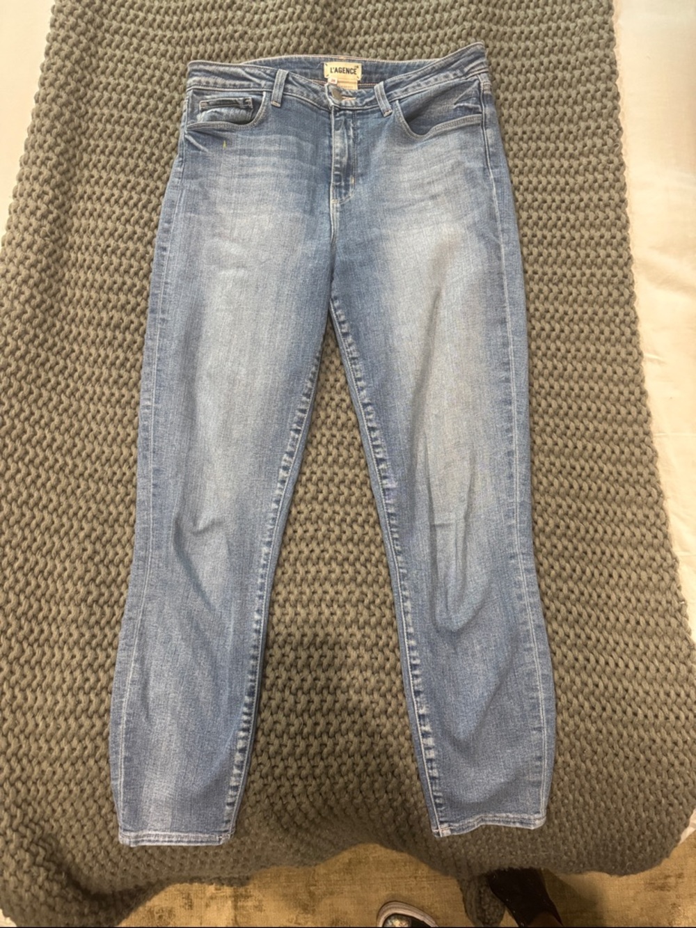 Lagence Margot high rise blue jeans Women's Straight-Leg Jeans